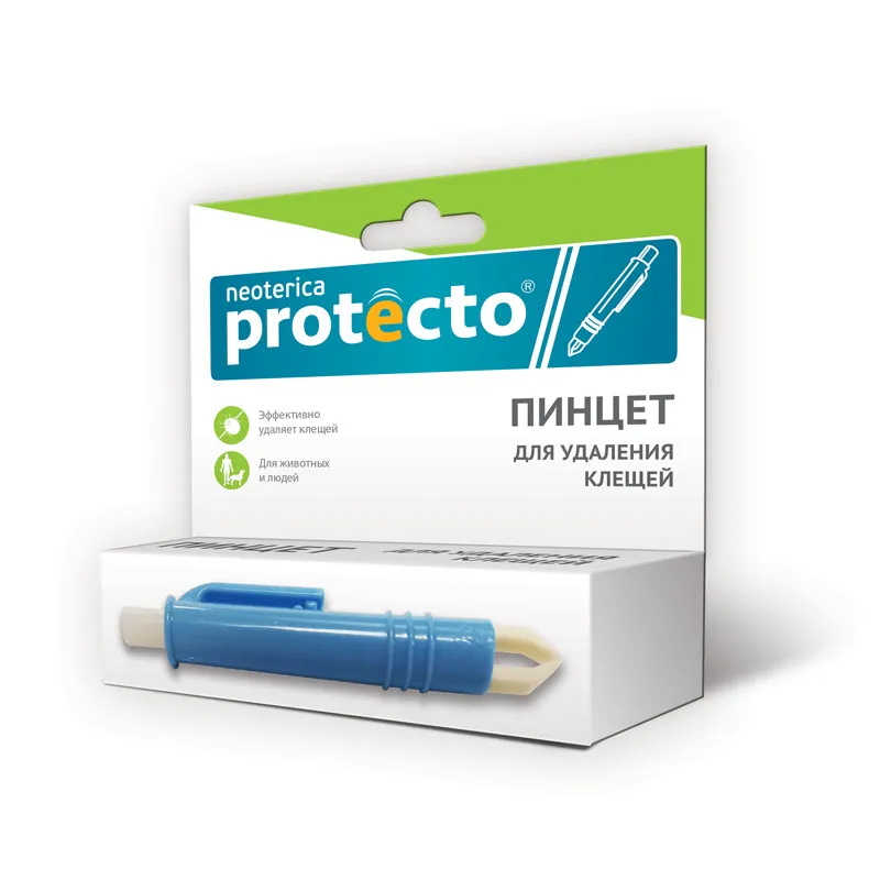 Пинцет (Protecto) для удаления клещей